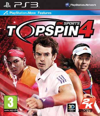 Top Spin 4 playstation 3 okładka przód sklep najtańsze gry na konsole Top Spin 4 Ps3 okladka gry na konsole Playstation 3