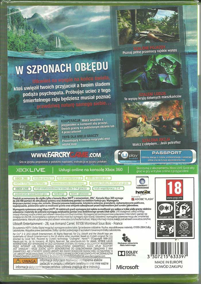 Far Cry 3 XBOX 360