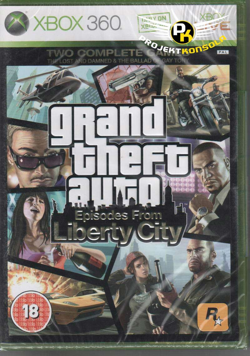 GTA Episodes from Liberty City XBOX 360 sklep: najtańsze gry na konsole