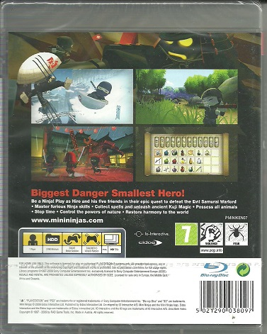 Mini Ninjas PS3 okładka przód sklep najtańsze gry na konsole Mini Ninjas PS3