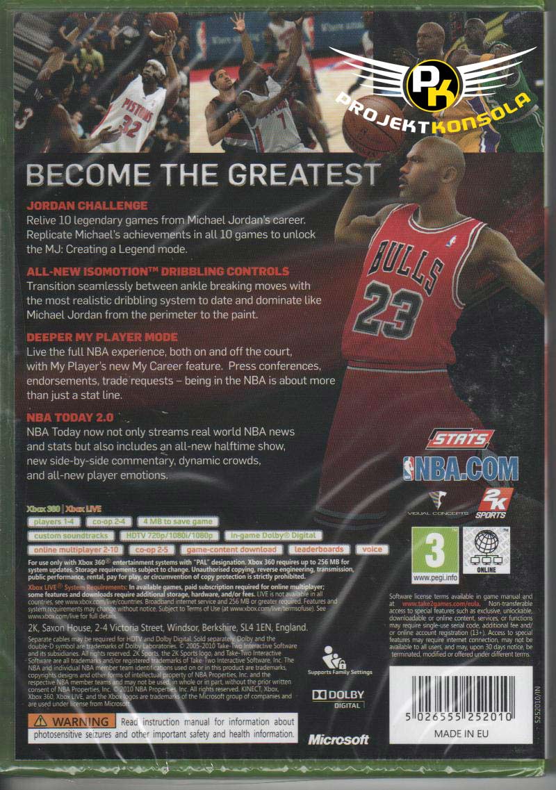 MBA 2K 11 XBOX 360 - najtańsze gry na konsole