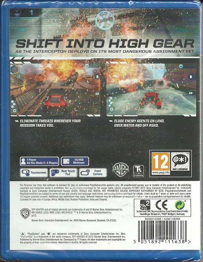 Spy Hunter PS Vita