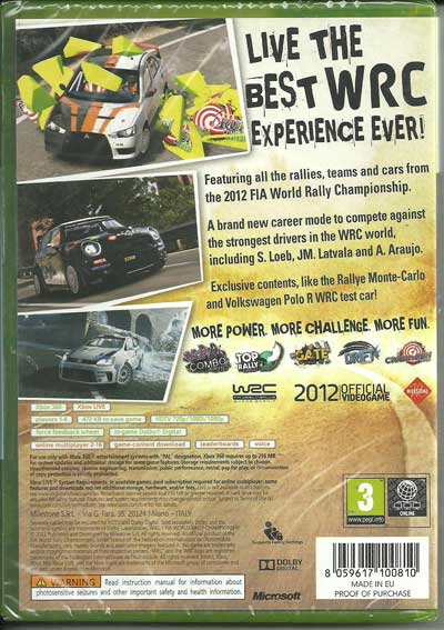 RC 3 FIA World Rally Championship XBOX 360 sklep najtańsze gry na konsole wrc-3-x360-projektkonsola-pl