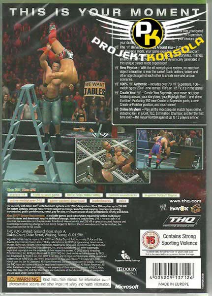 WWE smackdown va RAW 2011 xbox 360 okładka tył sklep: najtańsze gry na konsole