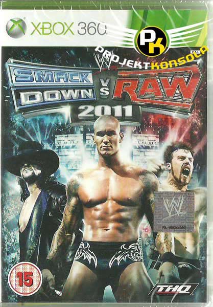 WWE smackdown va RAW 2011 xbox 360 okładka przód sklep: najtańsze gry na konsole